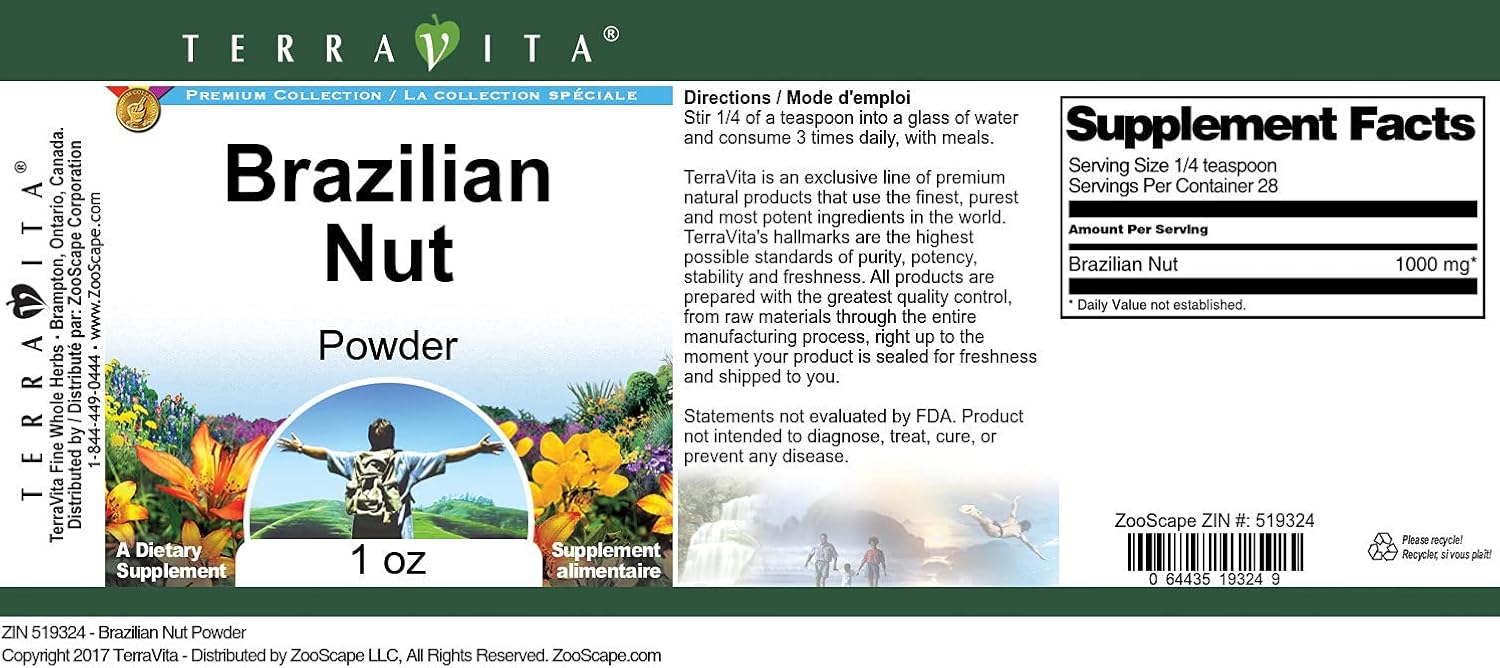 Brazilian Nut Powder (1 oz, ZIN: 519324) - 3 Pack