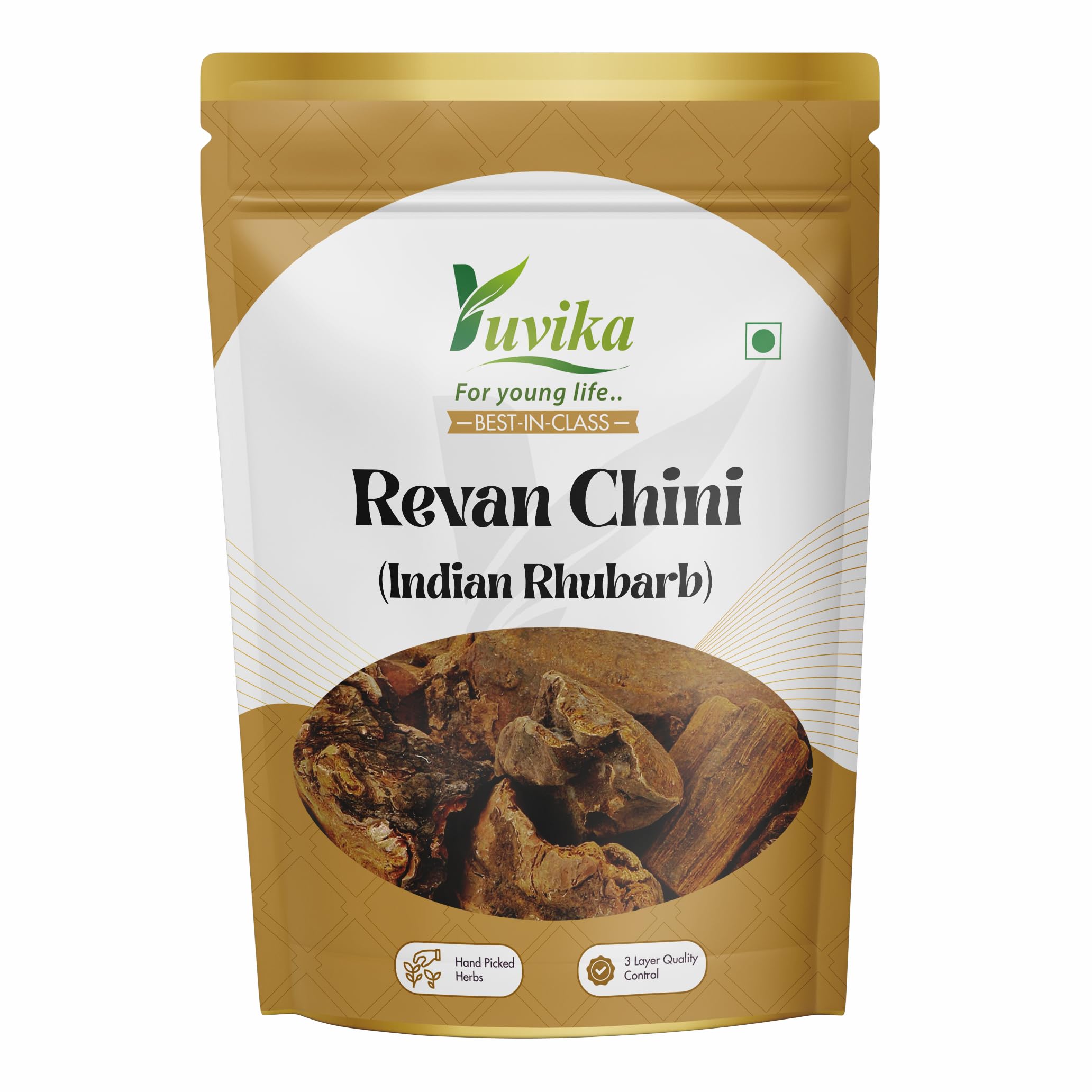 YUVIKA Revan Chini - Rheum Emodi - Indian Rhubarb (100 Grams)