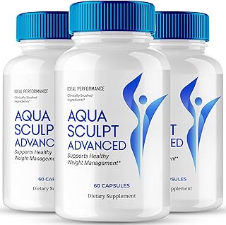 Aqua Sculpt Capsules, Official Aqua Sculpt Supplement Pills - Maximum Strength, All Natural Keto Capsule to Sustain Active Lifestyle & Fitness Goals, Overall Health Sculpt Reviews (3 Pack)