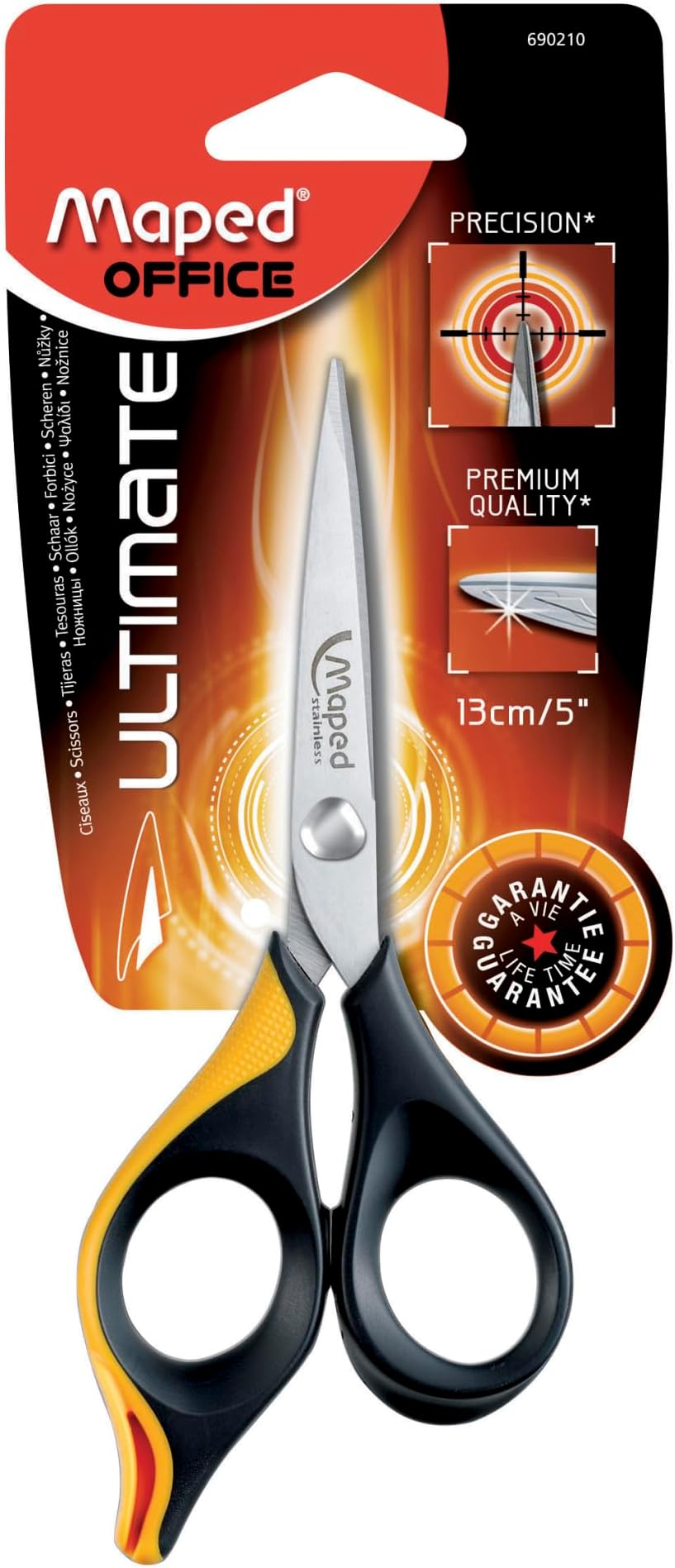 Maped Ultimate Precision Soft Grip Scissors