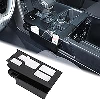 Vista 19 de Aunginsy Marco para panel de cambio de marchas con caja de almacenamiento Compatible con Toyota Tundra/Sequoia 2022-2024 2025 Protector contra