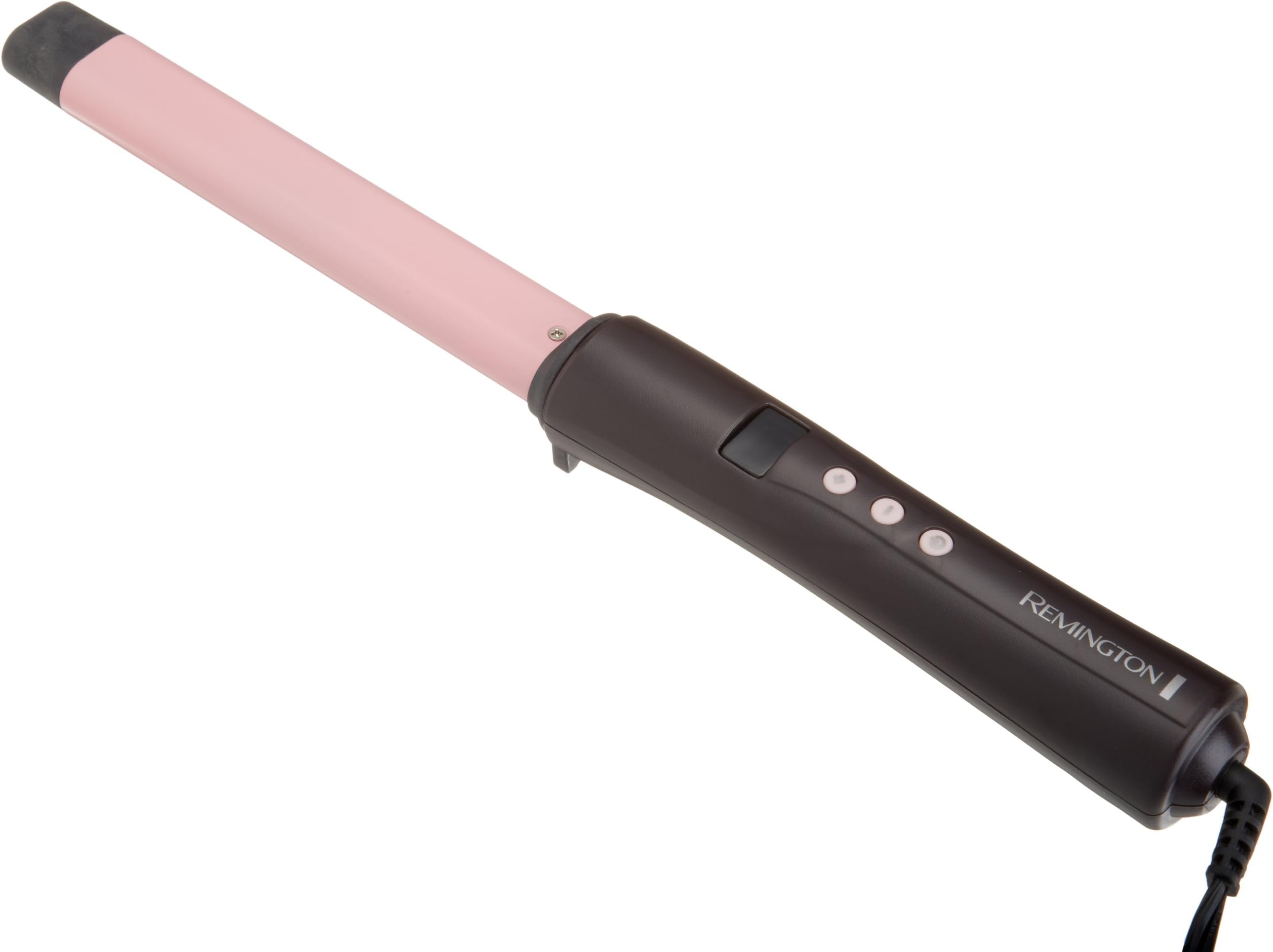 Remington T Studio Pearl Ceramic Professional Styling Elliptical Wand, Large, Pink