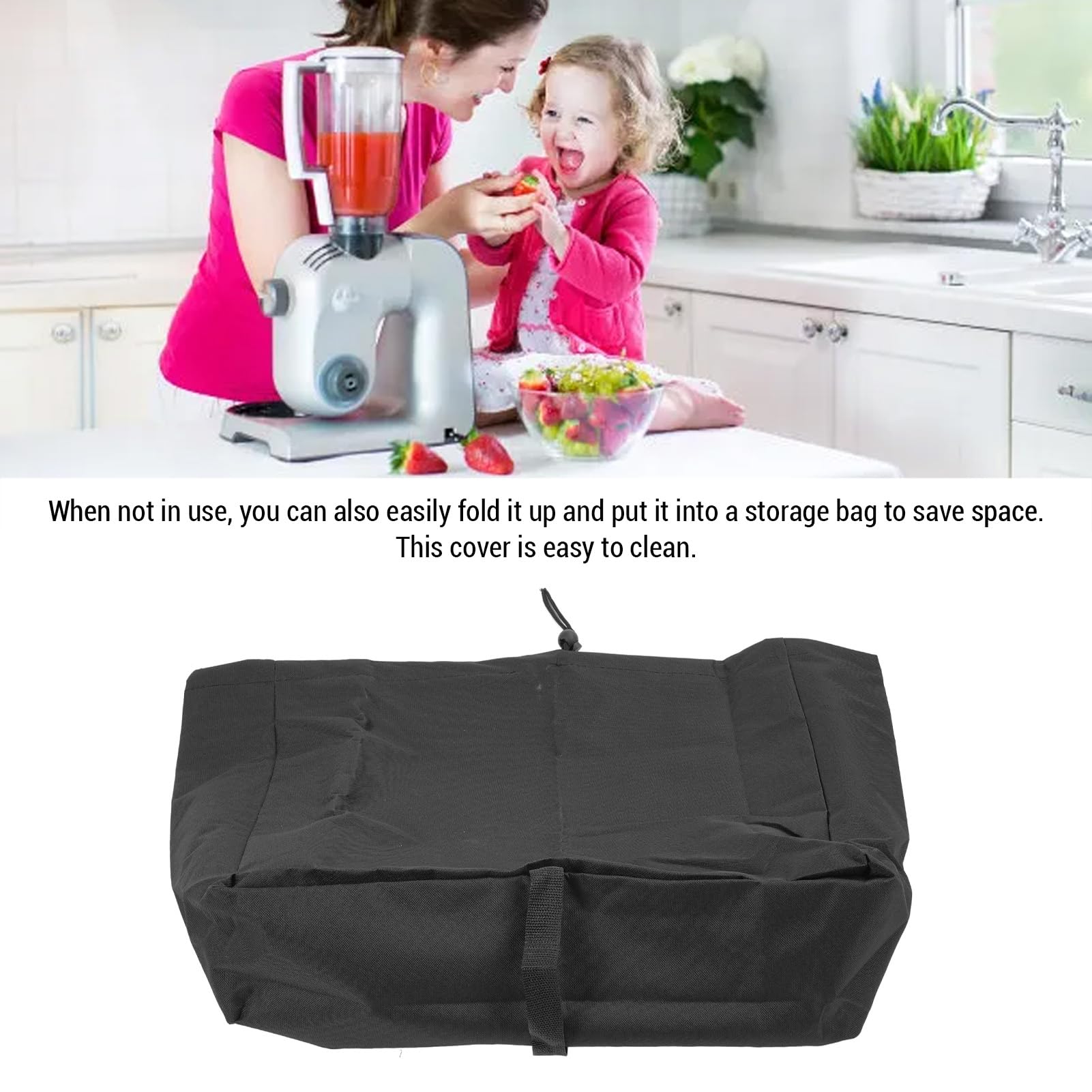 Slushie Machine Cover, Frozen Beverage Machine Dust Cover Polyester Frozen Drink Maker Dust Cover Multipurpose Smoothie Machine Cover for Frozen Drink Makers (16.9x18.9x6.7in)