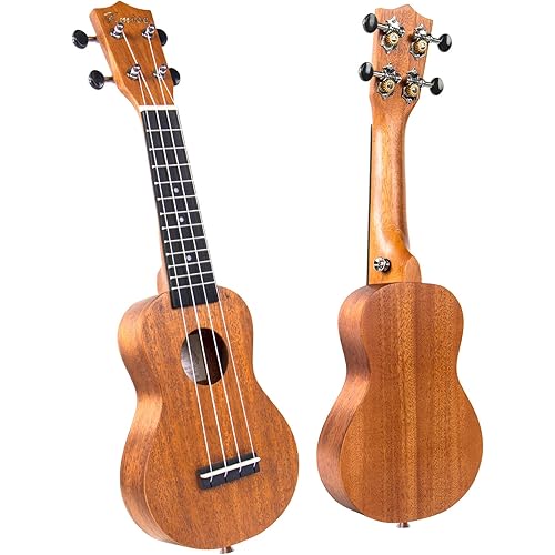 Kmise Ukulele Soprano Ukelele 17 Inch Mini Travel Pocket Ukalalee for Kids Beginners Adults