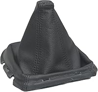 Vista 1 de Ltd Bota de cambio con marco de plástico para Nissan Navara Frontier 2005-2009 Cuero Genuino Negro