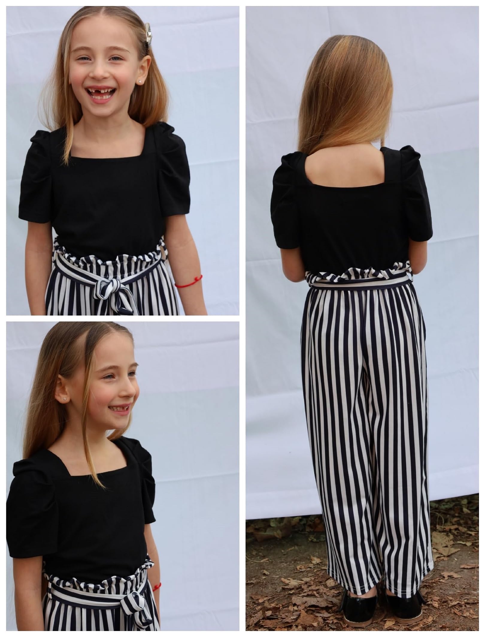 Arshiner Filles Ensembles de Vêtements Enfants Coton Tshirt et Pantalon Set Été Loisirs Mode Deux Pièces pour Filles 5-14 ans