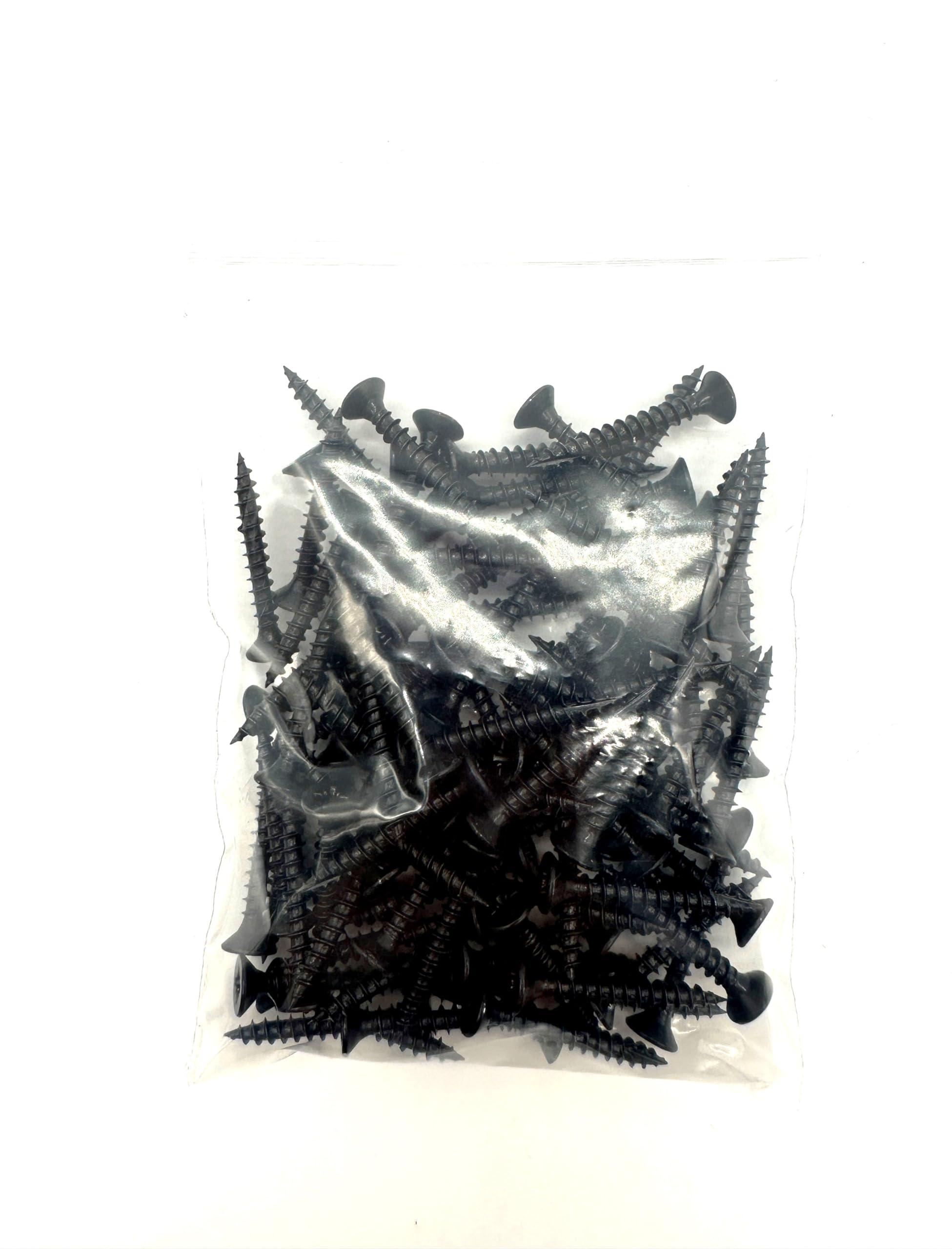 100 PCS Black Wood Screws (4mm x 30mm) Double Countersunk Multi Purpose Organic Woodscrews - Image 3