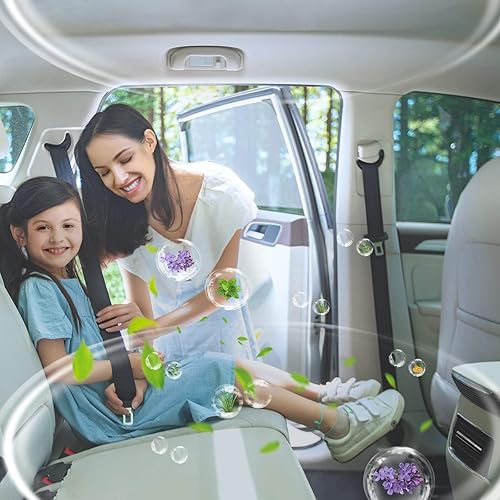 Miniatura 5 de Ambientadores para automóvil, juego de clips de ambientadores de coche con 5 aromas de aceite esencial (0.3 fl oz cada uno), 12 varillas de