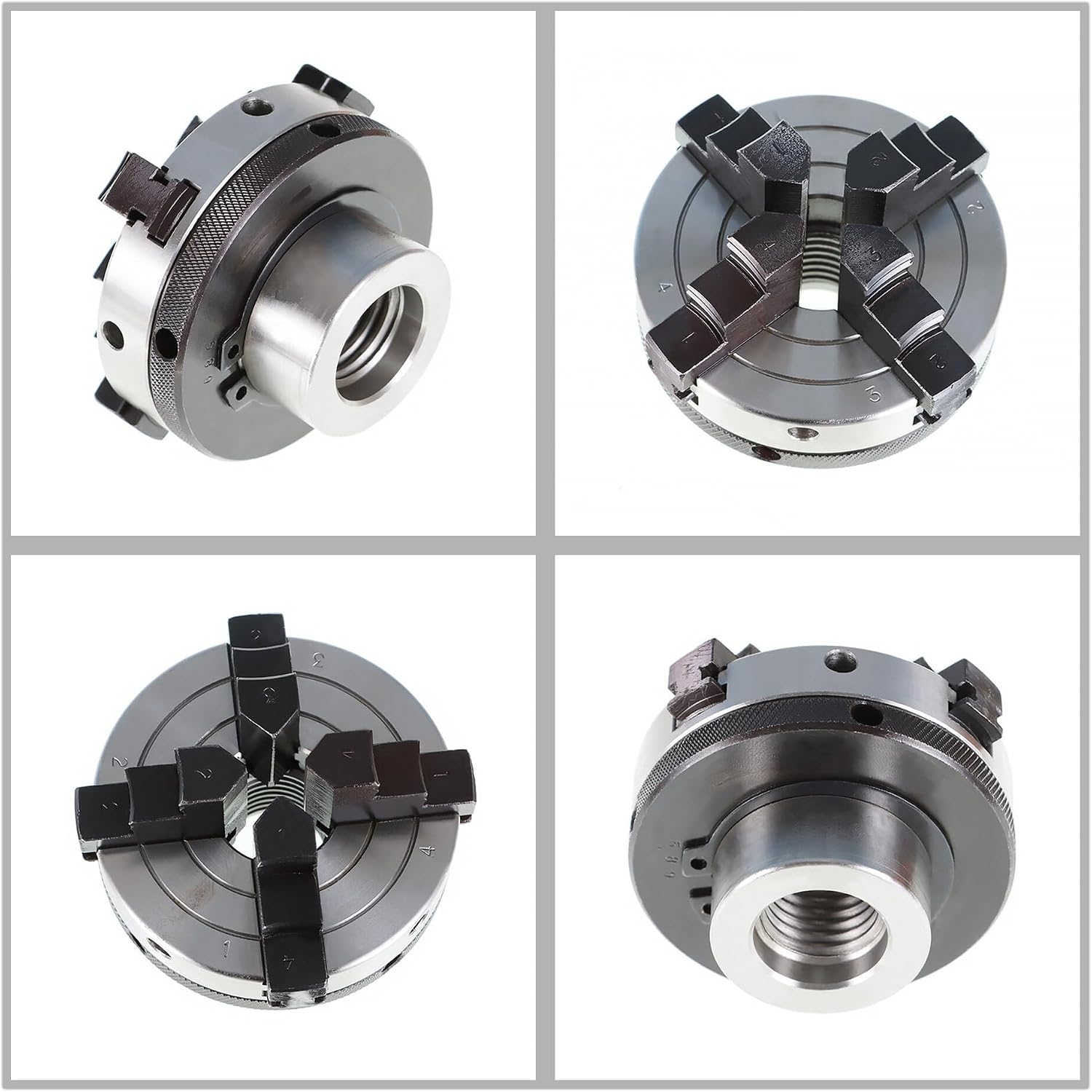 4 Jaw 3 Inch Chuck for 1 Inch x 8 TPI Axis Lathe and Drill Press Mini Milling Machine 1 Piece