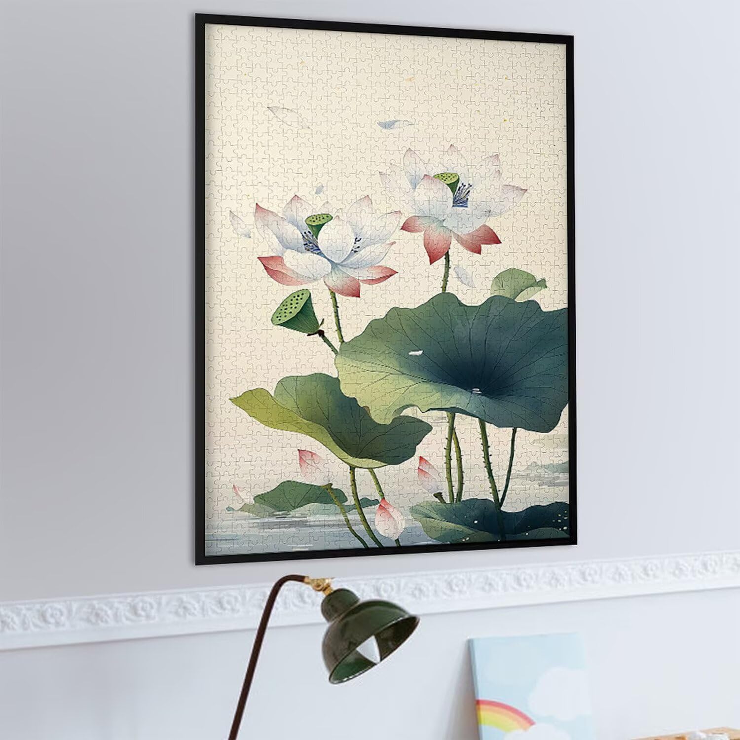 1500 Pezzi di Puzzle, Fiori1500 Pezzi di Puzzle per Adulti, Regalo di Anniversario, Regalo di Natale, Decorazione Della Casa, Prevenzione Della Degenerazione Cerebrale Negli Anziani v-313