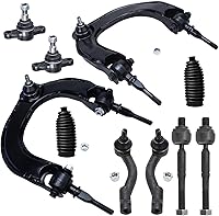 Vista 1027 de Detroit Axle - Kit de suspensión frontal de 10 piezas para Dodge Avenger 2008-2014, Chrysler Sebring 2007-2010, 2 brazos de control inferiores, 2