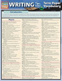 Writing Tips Term Paper Vocabulary Quick Study Academic