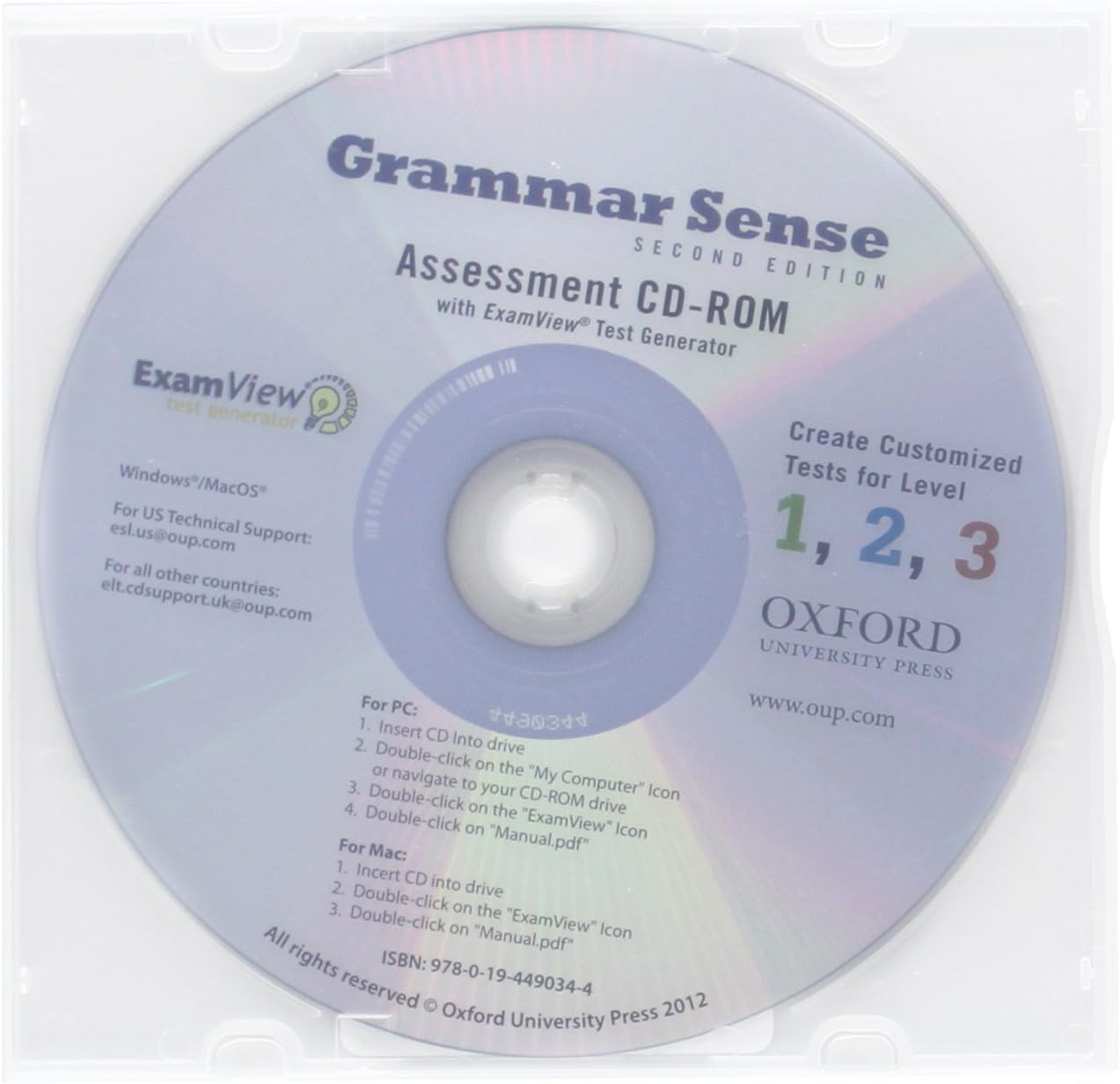 Assessment CD-ROM (Grammar Sense (levels 1-3):)