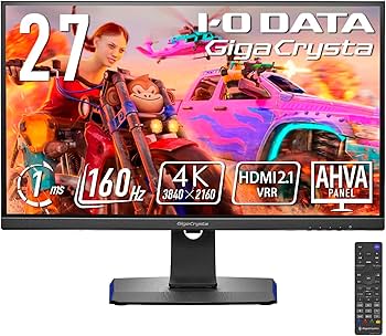 【美品】⭐️I-O DATA 27 ゲーミング モニター GigaCrysta Amazon.co.jp: アイ・オー・データ IODATA ゲーミングモニター 27