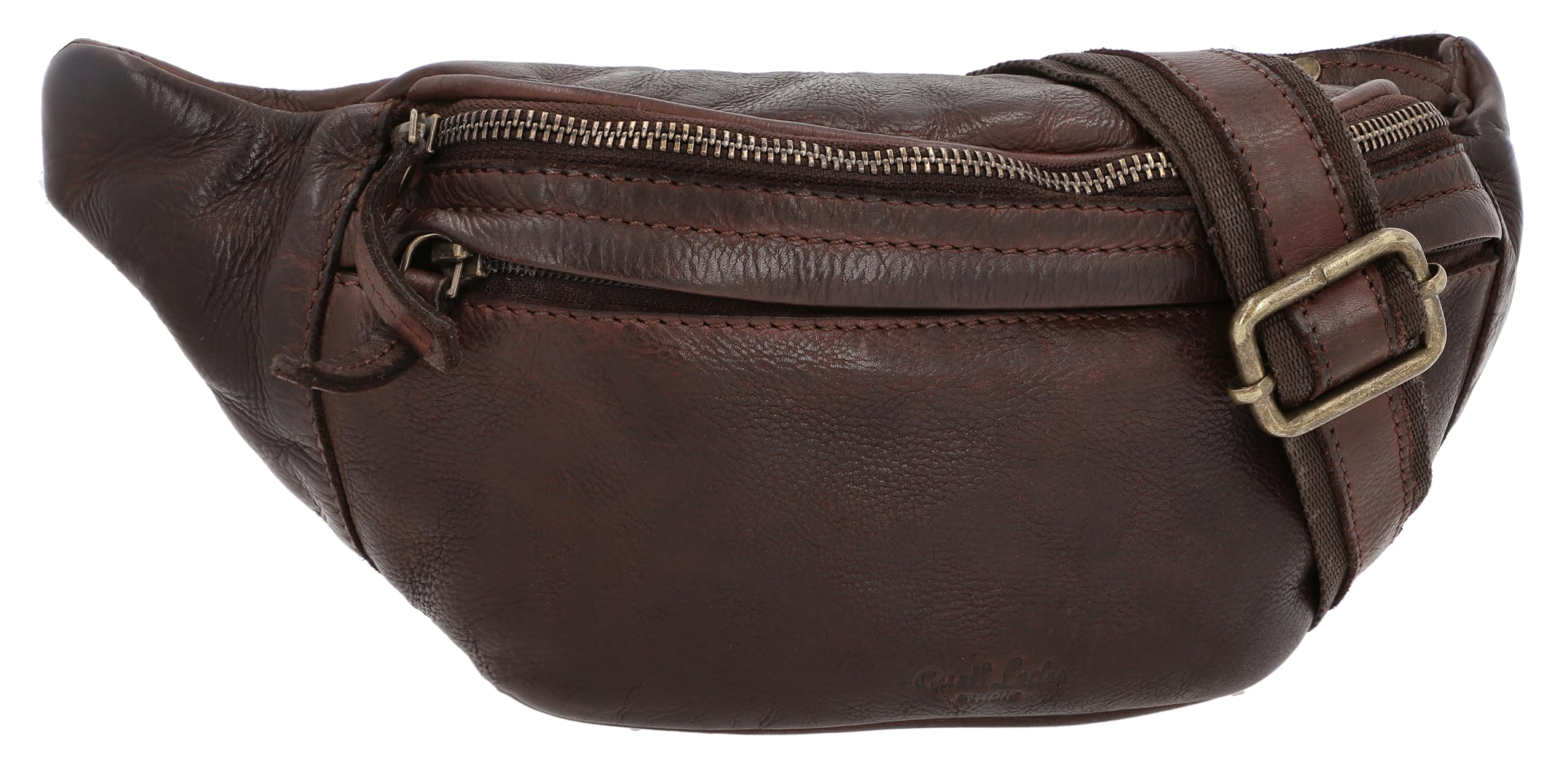 Gusti Marsupio Pelle Spencer – Marsupio Pelle Uomo & Donna in Vera Pelle con Cinghia Regolabile, Stile Vintage Elegante e Compatto