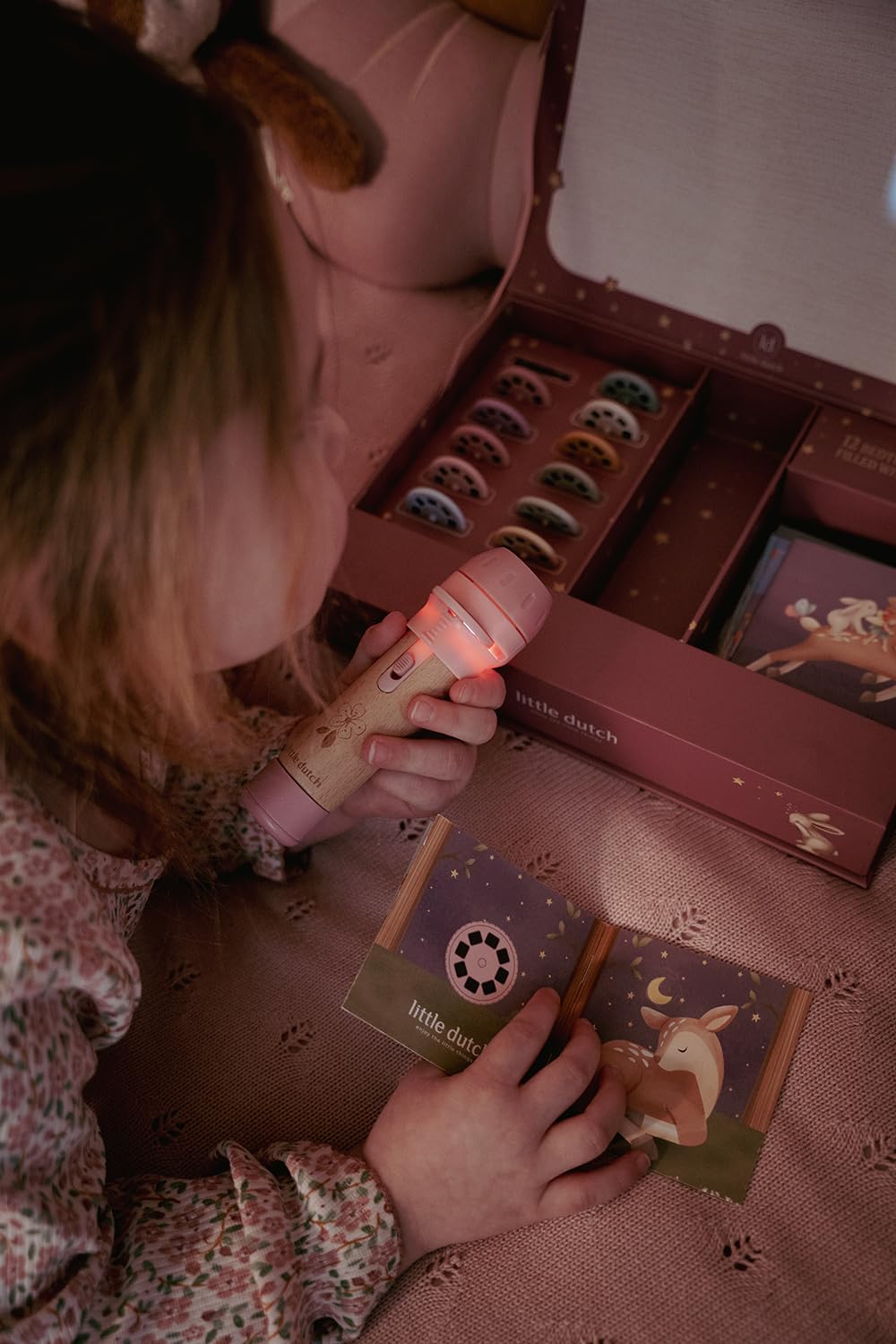 Little Dutch 4780 - Proyector de linterna para niños Cuentos para dormir - Jardín de Hadas