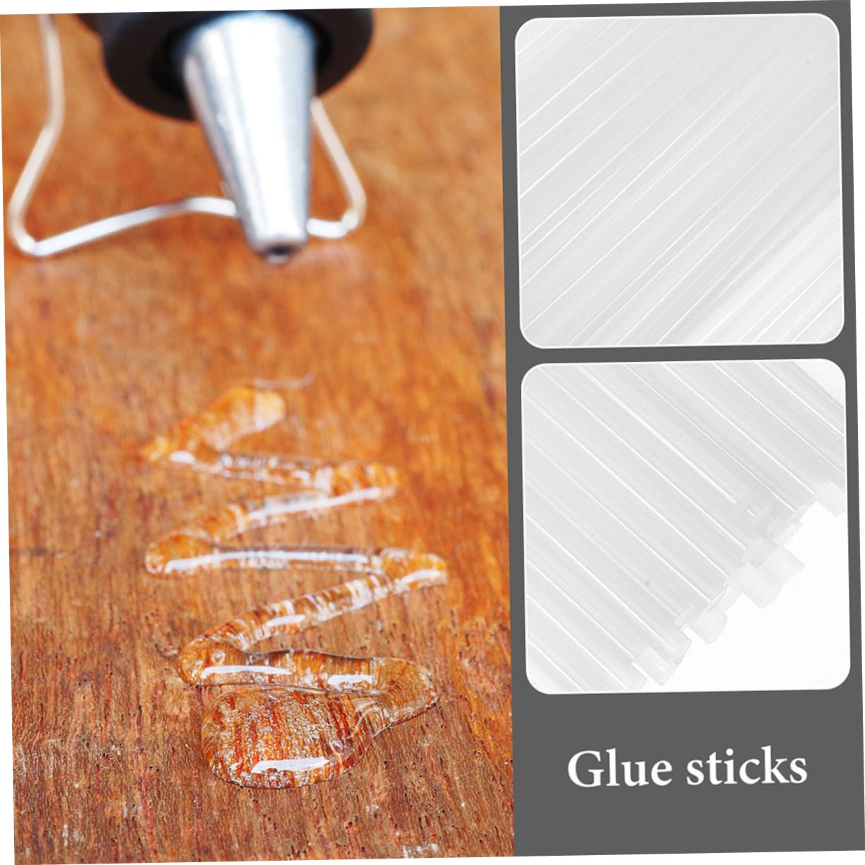Bâtons de Colle Chaude 100 Pièces en Résine, Fusion Rapide