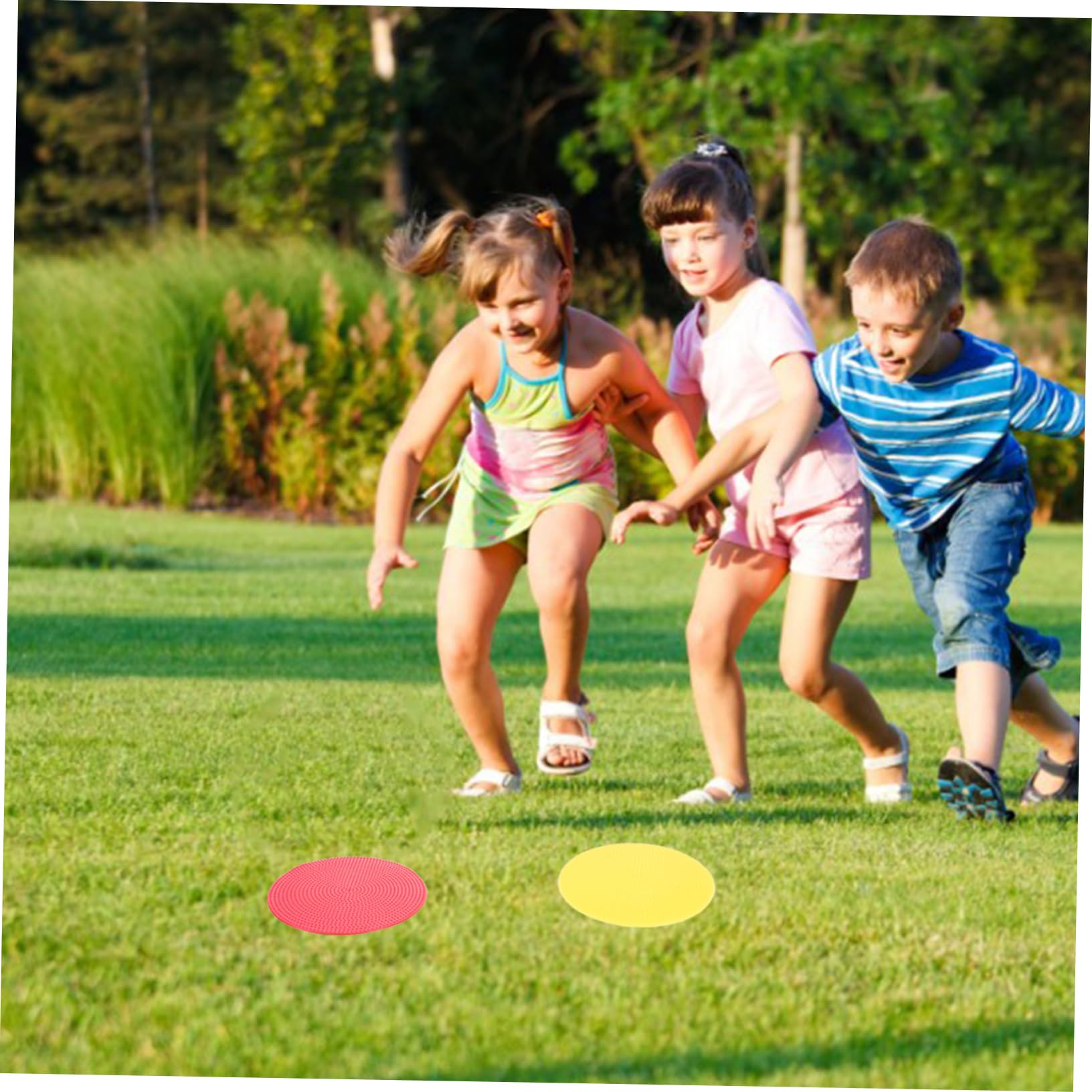 BESPORTBLE 6Pcs Soccer Training Marker Discs Bright Visual Training Supplies for Football Basketball and Sports Drills Lightweight and Durable Design for Athletes and