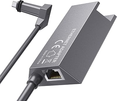 Starlink Gen 2 Ethernet Adapter, Starlink Ethernet Adapter for Standard Actuated Gen 2, RJ45 Gigabit Wired External Network with Fast & Stable Internet Connection