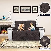 Vista 75 de PureFit Fundas de sofá reversibles resistentes al agua para sofá reclinable de 3 asientos, funda antideslizante para sofá de 3 cojines, protector