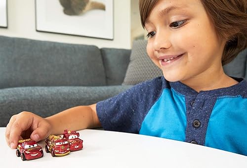 Miniatura 5 de Disney Cars GKG22 Pixars Cars Mini Racers Rust-eze Wraps Series 3 unidades multicolor