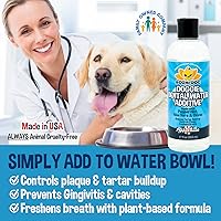 Vista 5 de Bodhi Dog Peppermint - Aditivo de agua dental para perros – Aditivo de agua dental para perros y mascotas – Dientes, aliento y encías saludables