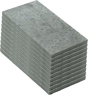harayaa Cement Brick Sheet for Miniature Model Making, 10 Pieces 6x12cm Cuttable Diorama Base for Micro Landscape and School Projects