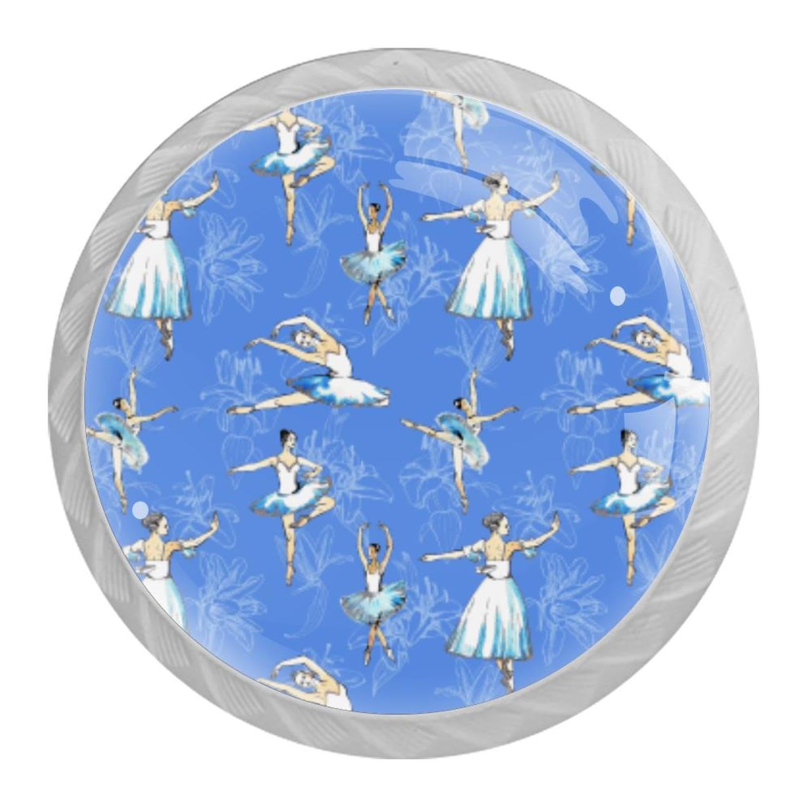 Tqmspg Multi04 4 Pieces Drawer Pulls Dancers Door Knobs Dresser Handles For Kitchen Wardrobe Cupboard Hardware Furniture