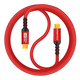 ZeroneTeck USB4 80Gbps Cable for Thunderbolt 5/4, 3.3Ft | 240W Fast Charging, 120Gbps Bandwidth, Dual 8K/Triple 4K Display, for Laptop, iPhone 17/16, USB-C Monitor, Docking & SSD