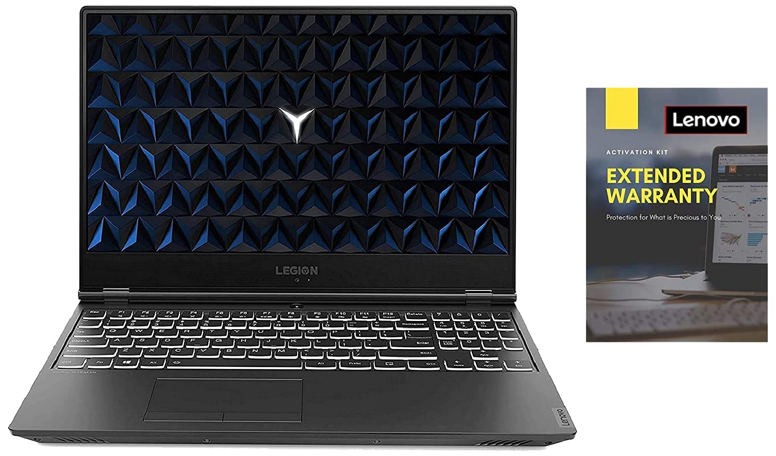 Lenovo Legion Y540 9th Gen Intel i5 15.6"FHD Gaming Laptop (8GB/256GB SSD/1TB HDD/Win/60 Hz/NVIDIA GTX 1650 4GB GDDR5/Raven Black/2.3Kg)81SY00UAIN + Lenovo 2 Year Extended Warranty with Onsite Service