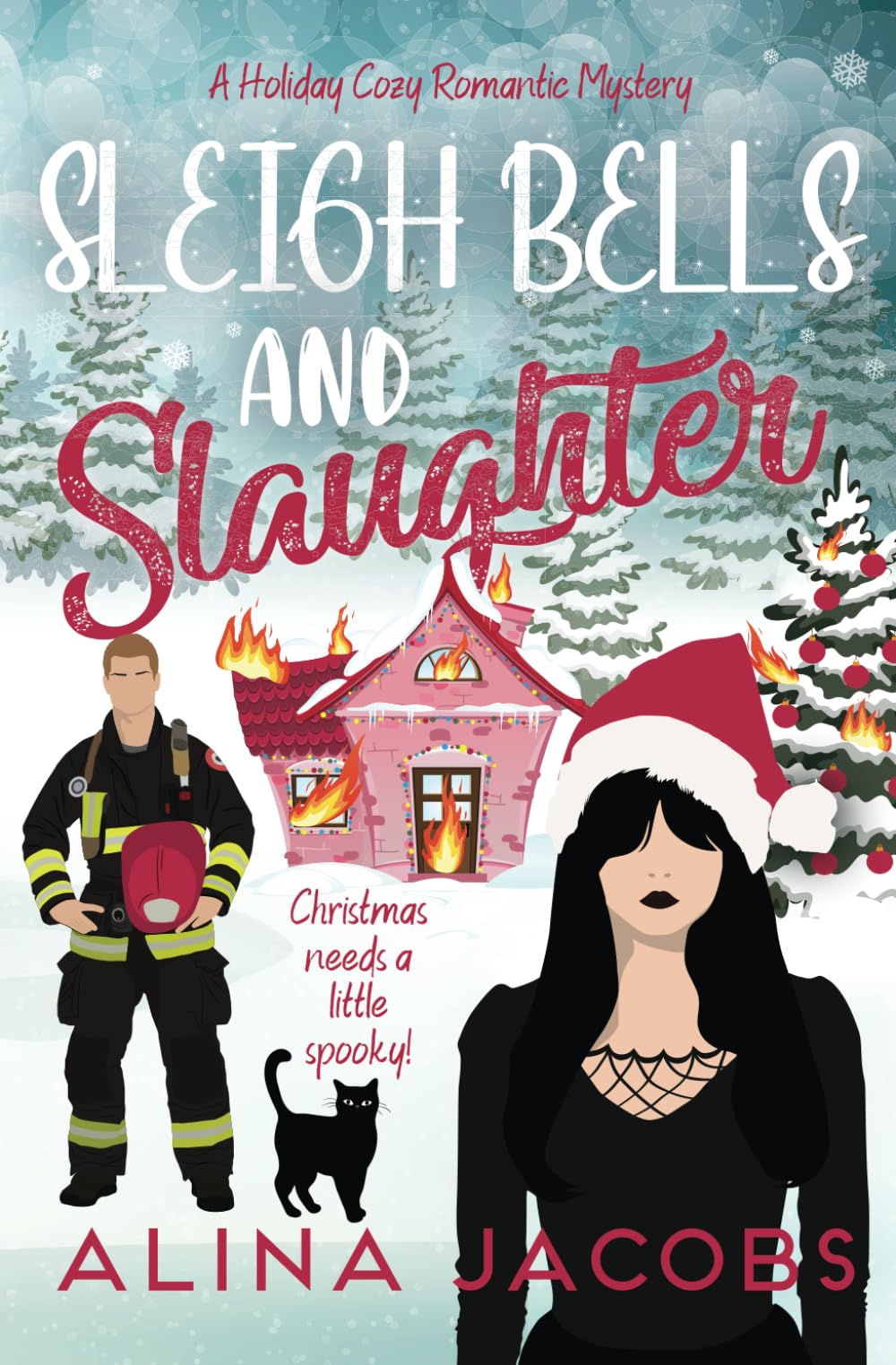Sleigh Bells and Slaughter: A Holiday Cozy Romantic Mystery (Christmas in Harrogate)