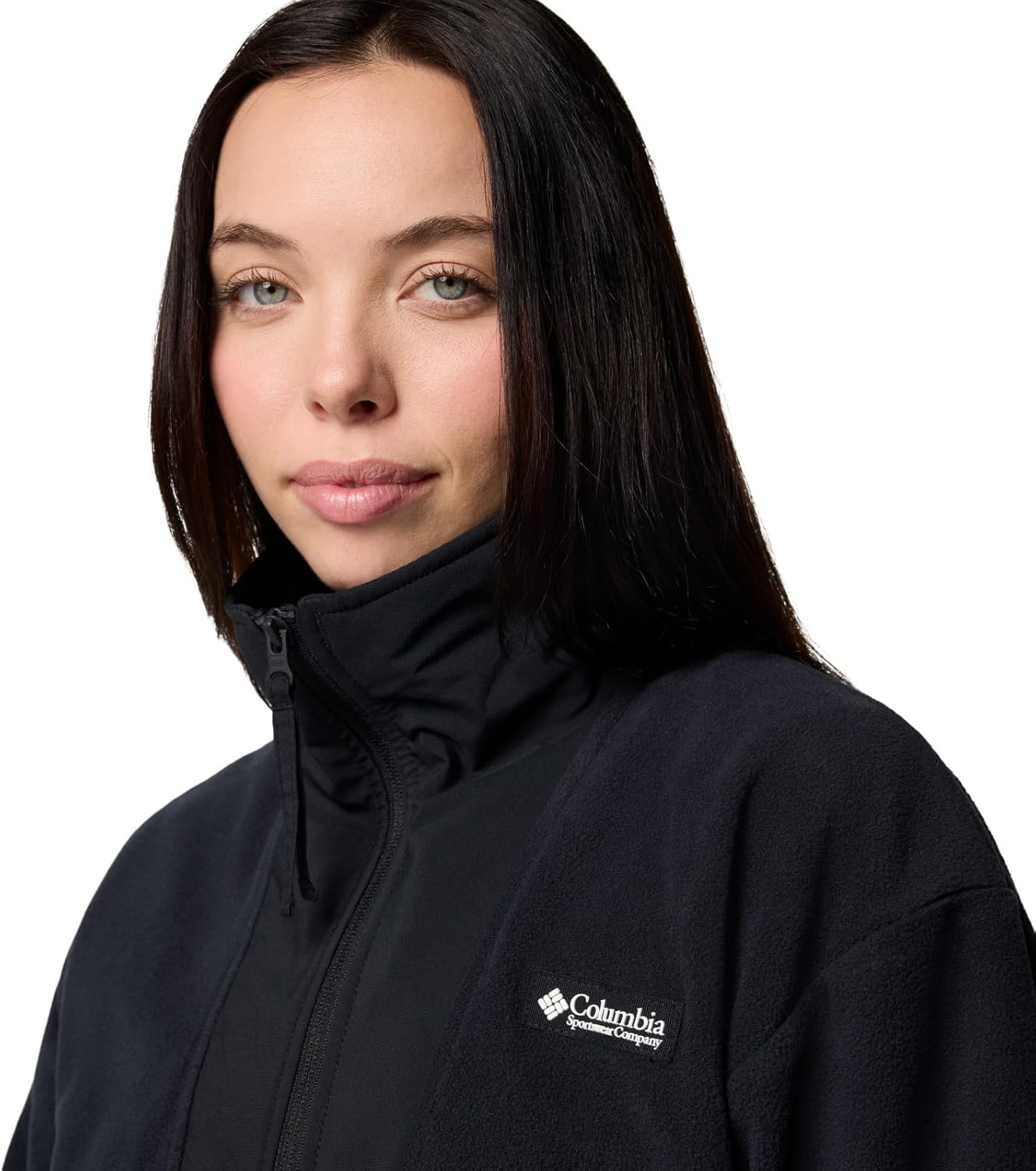 Columbia Womens Sequoia Grove Half Zip Fleece Jacket, Black, Large - Image 4