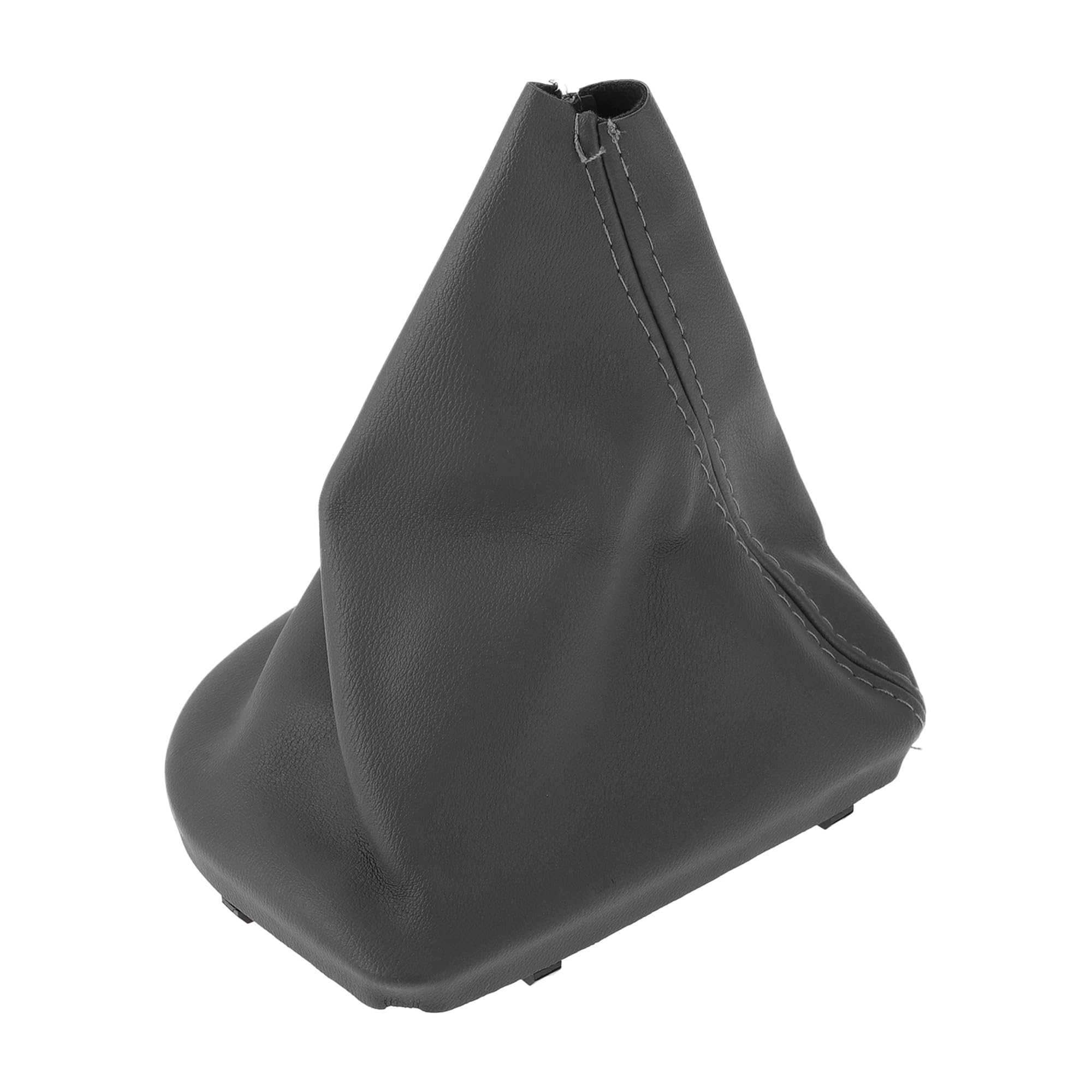 Hihaha Gear Shift Stick Gaiter for BMW E60 E61 2004-2008 Gear Stick Knob Cover Boot Shift Cover Dustproof Leather 1 Pc Grey