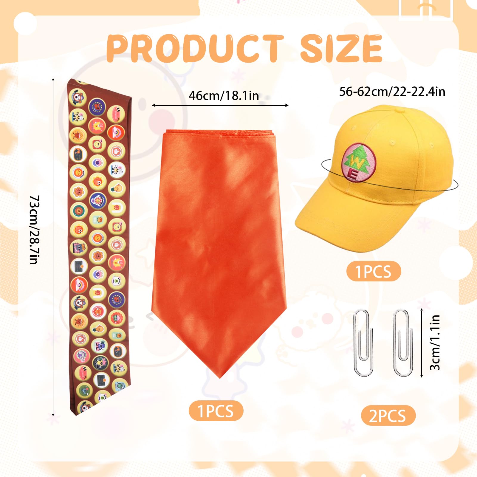 5PCS Scout Costume Kit - Image 2