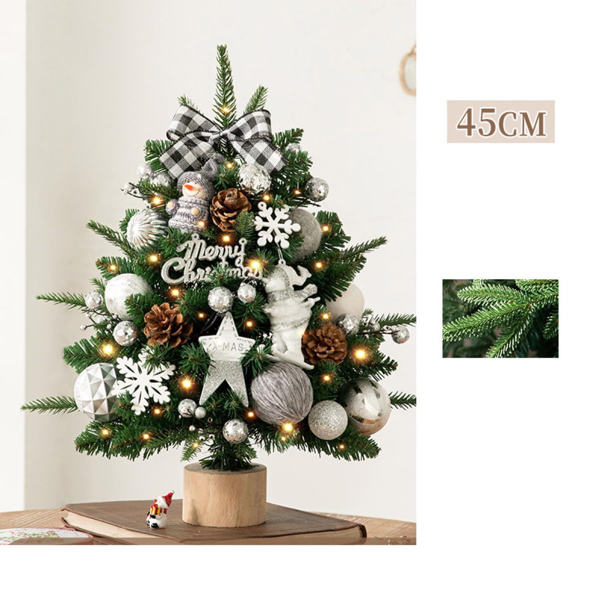 Amazon.co.jp: HGJH クリスマスツリー クリスマス カラー5 飾り 卓上