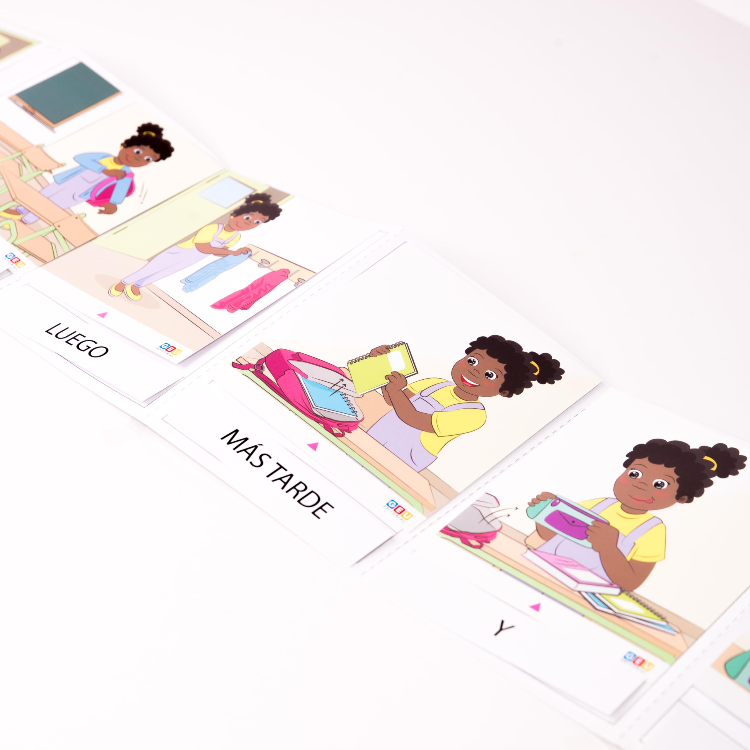 Rutinas Diarias Niños | Juegos Autismo | Material de Logopedia para Comprender las Rutinas, Actividades y Eventos del día a día | Secuencias del día a día - Editorial GEU
