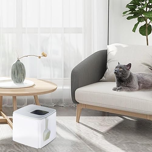 Miniatura 5 de Gibolaby Revestimientos reutilizables para caja de arena para gatos, compatibles con IRIS USA Premium Top Entry Cat Litter Box, 2 unidades