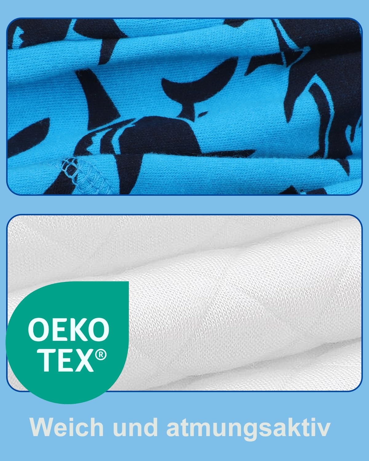 FLYISH DIRECT Höschen zum Lernen für Kinder, wasserdicht, reine Baumwolle, 6 Stück (3 Jahre, Blau) - 3