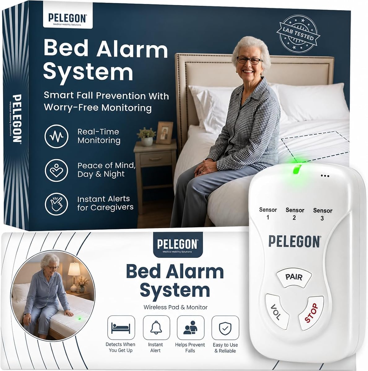 PELEGON Bed Alarms for Elderly Dementia Patients