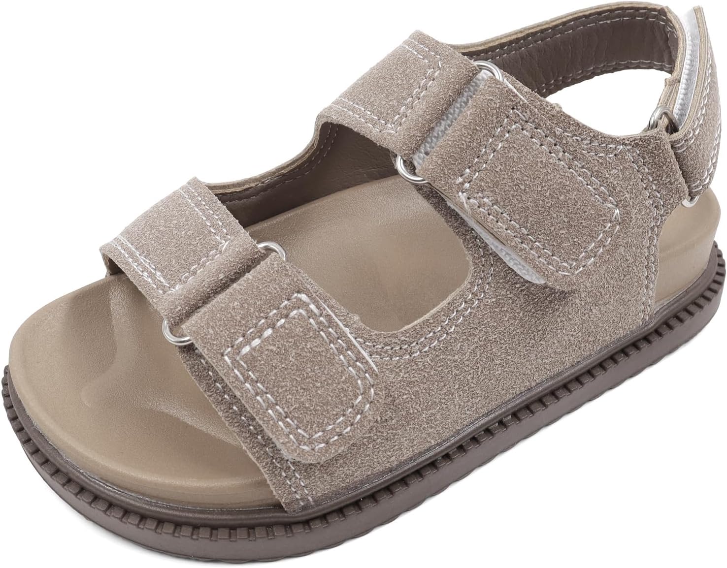 Boys Girls Sandals Toddlers Summer Walking Shoes Kids Comfort Open Toe Sandals Indoor Outdoor with Adjustable Back Strap