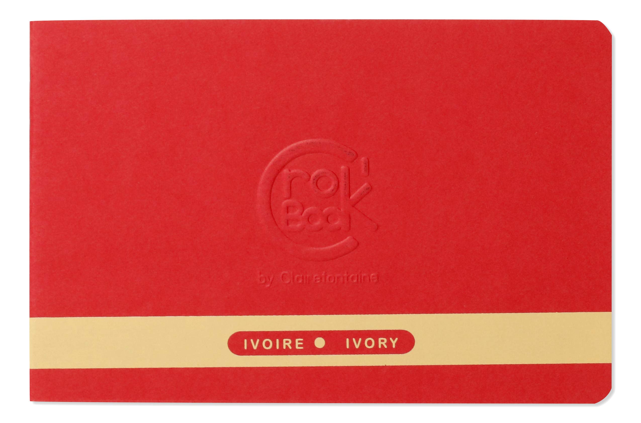 Clairefontaine Crok'Book Zeichenheft - 24 Blatt Skizzenpapier 90 G, Hochformat 17x22 Cm, Ideal Für Unterwegs