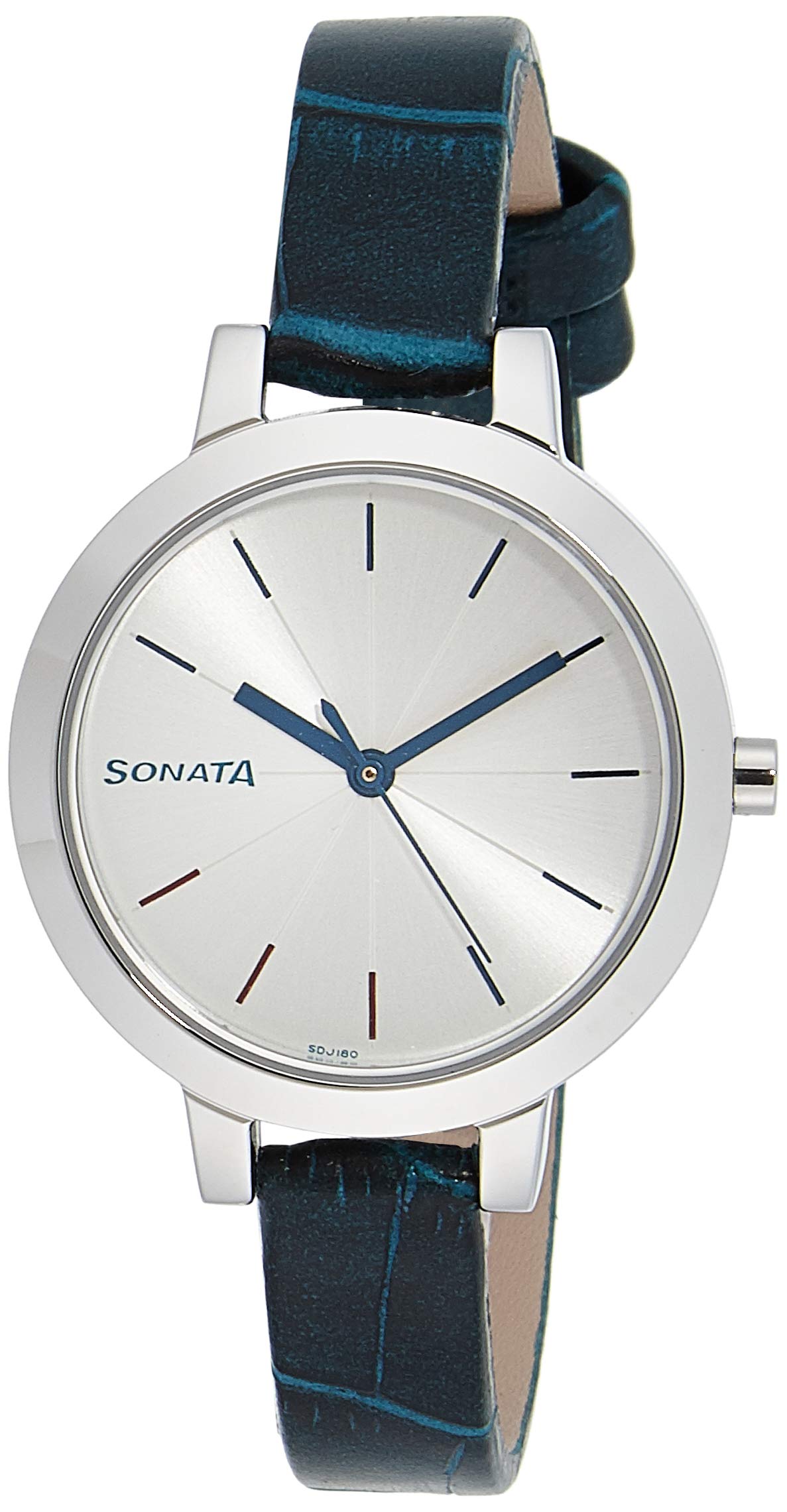 Sonata Quartz Analog Silver Dial Leather Strap Watch for Women-NR8141SL02 (B07KS8FMD5) Amazon Price History, Amazon Price Tracker