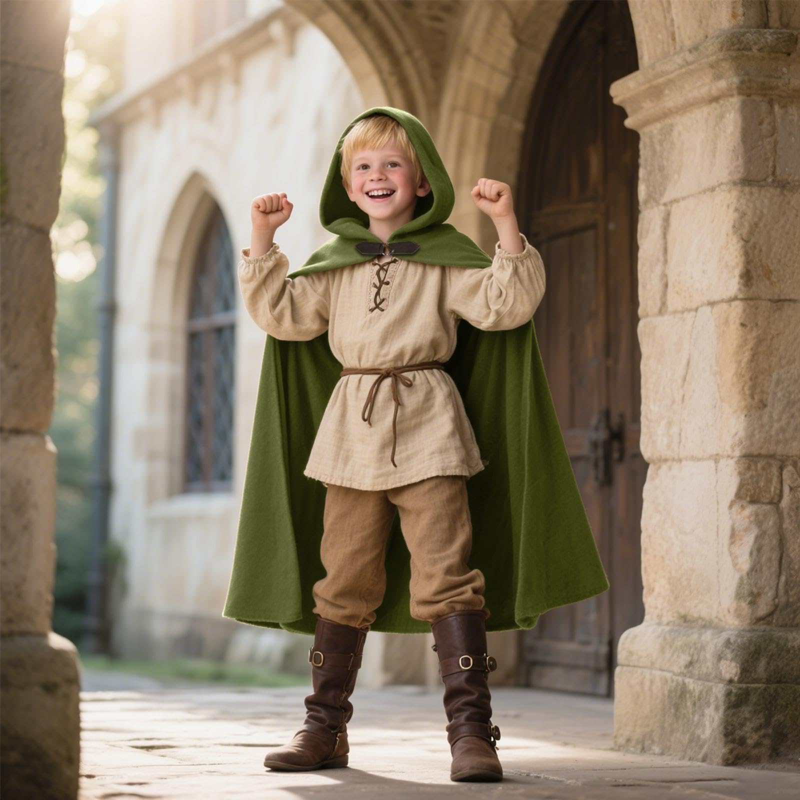 Medieval Cape with Hood - Image 2