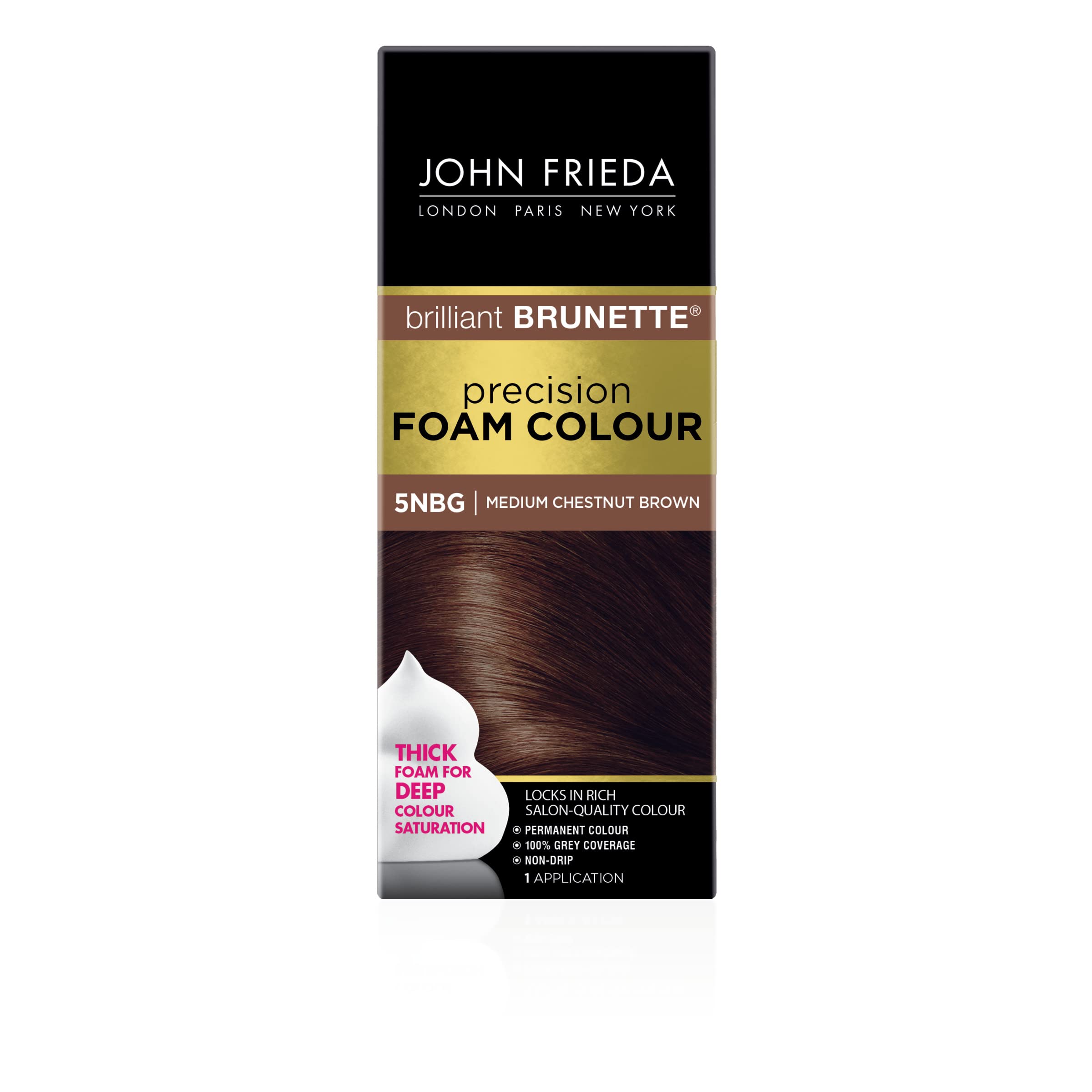 Buy John Frieda Precision Foam Color, 5NGB Medium Chestnut Brown, Color