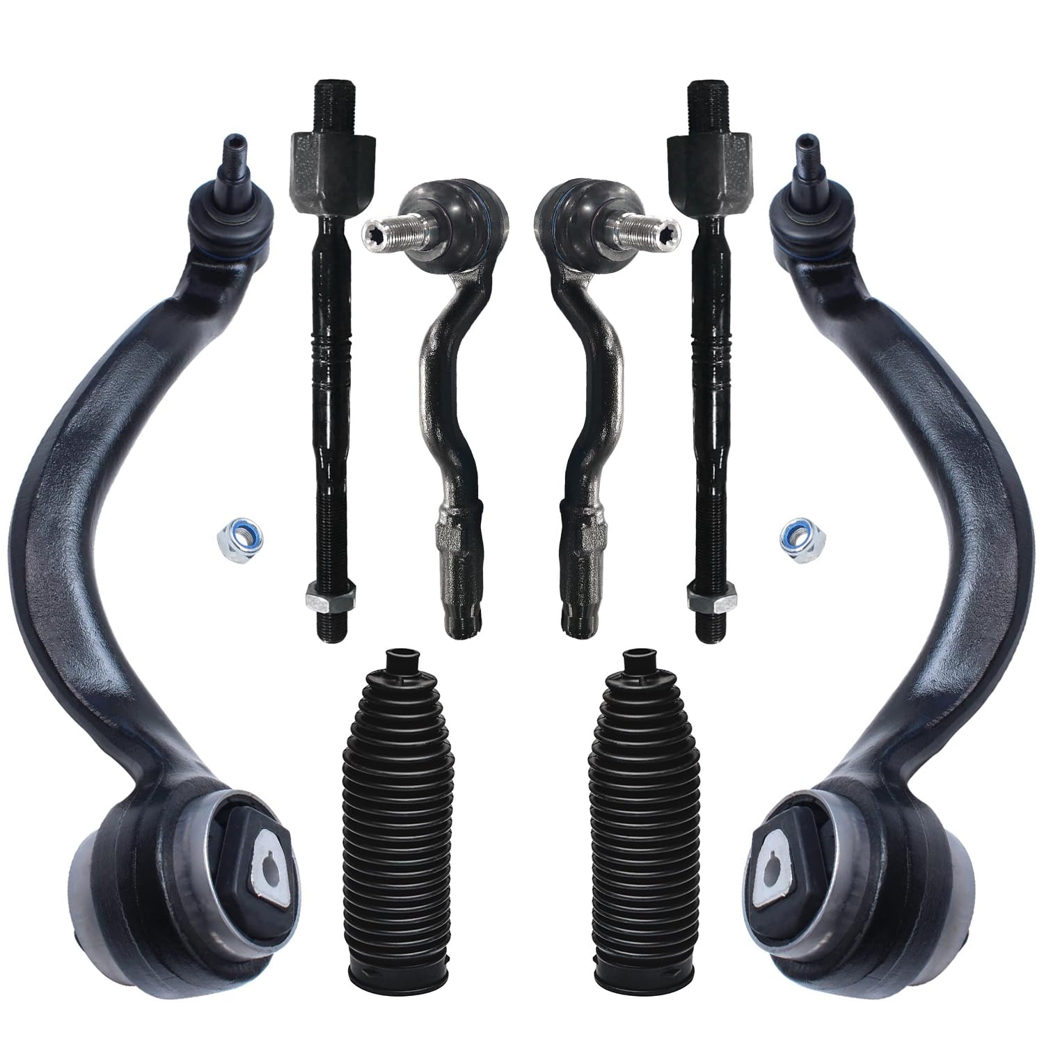 Detroit Axle - 8pc Front End Suspension Kit for 2007-2013 BMW X5 2008-2014