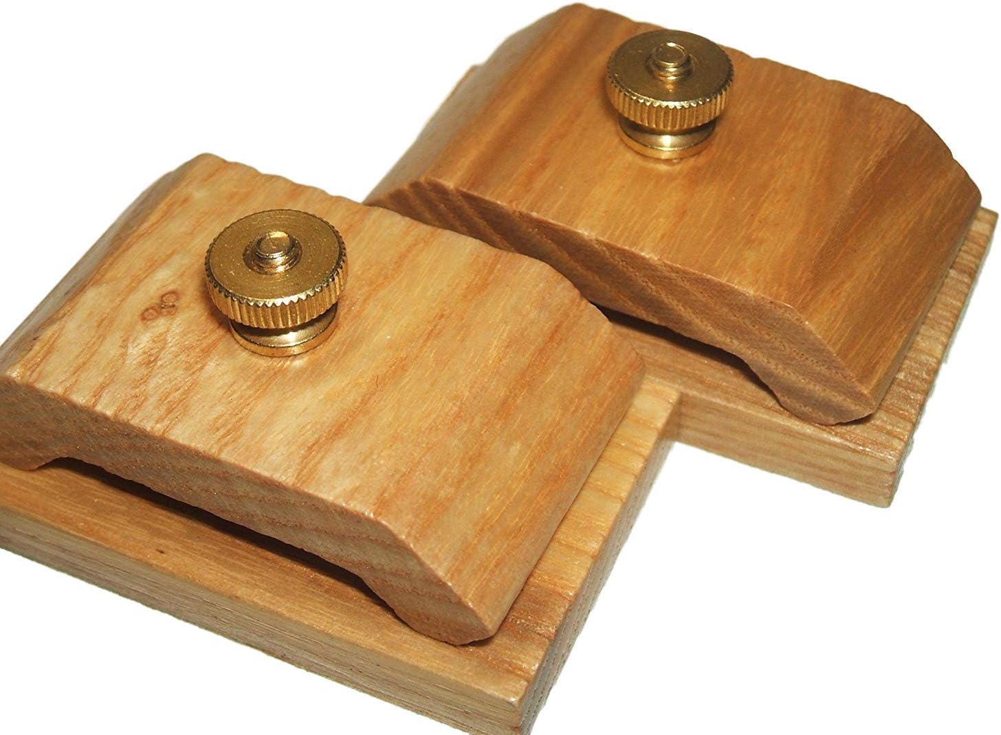1 Pair Mini Ash Wood Hang-Ups Quilt Clamps Clips - Small