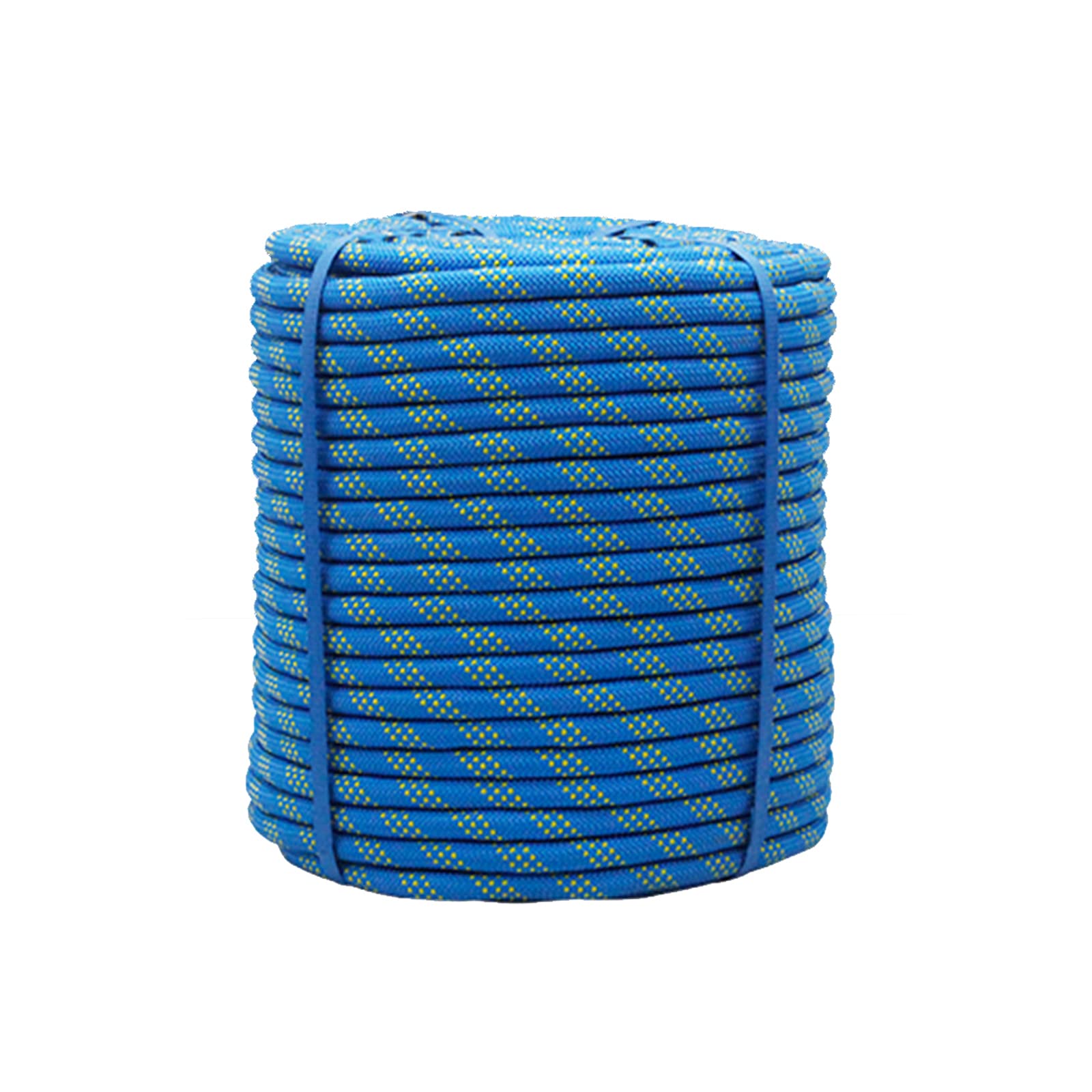 Kletterseil Blau 8 mm/10 mm/12 mm Kletterseil, Klettern, Bouldern, Outdoor-Abenteuer, Wandern, Camping, Utility-Nylonseil, hochfeste Schnur, mehrere (Größe: 10 mm–10 m)