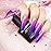 senvenski Color Changing Gel Nail Polish Kit, UV/LED Soak Off Nail Art Set with Blue Pink Purple Glitter Colors | Manicure Gift Kit for Women, Professional Salon Home Use (WB001)
