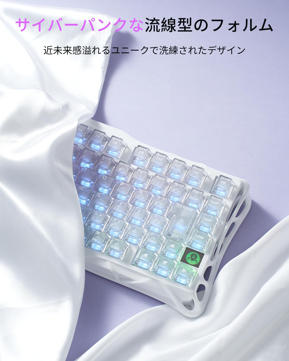 Amazon | GravaStar Mercury K1 Lite ゲーミングキーボード 日本語配列