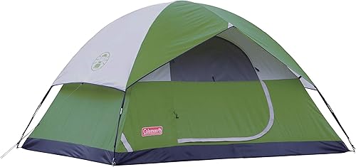 Miniatura 9 de Tienda de campaña Coleman Sundome con toldo contra lluvia, juego de tiendas para 2/3/4/6 personas, se monta en 10 minutos, refugio a prueba de clima